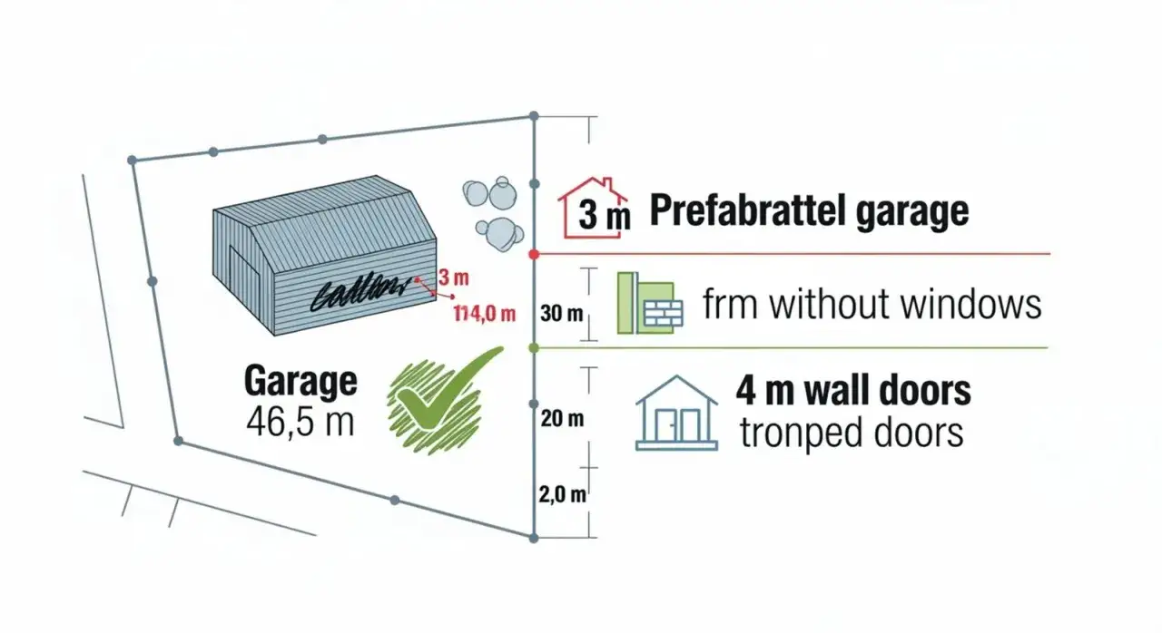 garaż blaszany na zgłoszenie vs pozwolenie schemat